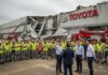 Trabalhadores da Toyota aprovam layoff após vendaval danificar fábrica