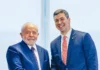 Impostos no Brasil viram vantagem para o Paraguai e atraem empresas e brasileiros Lula e Santiago Peña