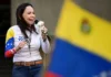 Maria Corina promete voltar à Venezuela e cobra eleições Maria Corina Machado promete voltar à Venezuela e pede eleições